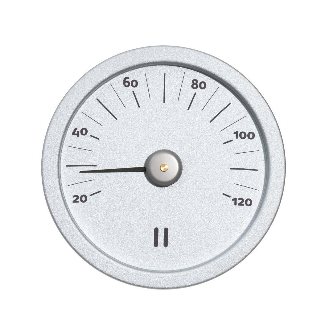 Rento sauna termometer - aluminium