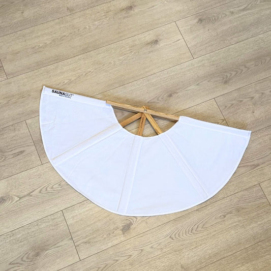 SAUNAGUT vifte i hvid- standard størrelse
