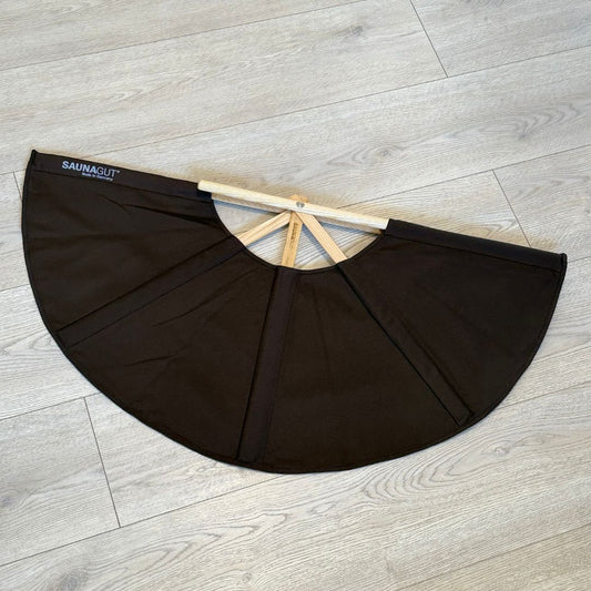 SAUNAGUT vifte i mørkebrun- lille størrelse