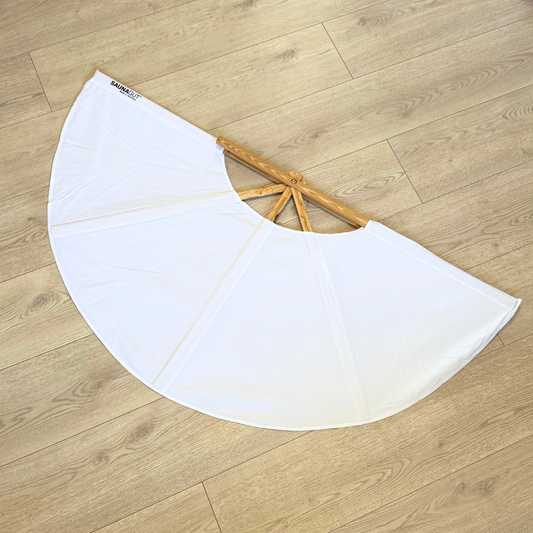 SAUNAGUT vifte i hvid- stor