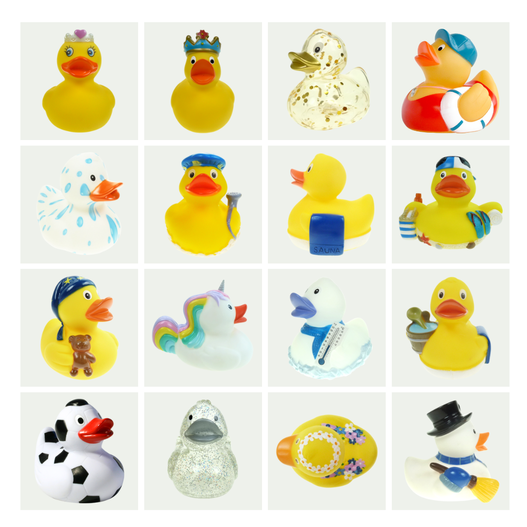 10 badeænder - 8 cm