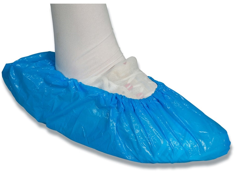 Overtrækssko, blå