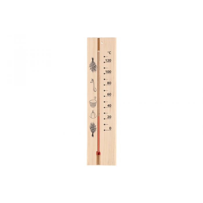 Sauna termometer i fyrretræ