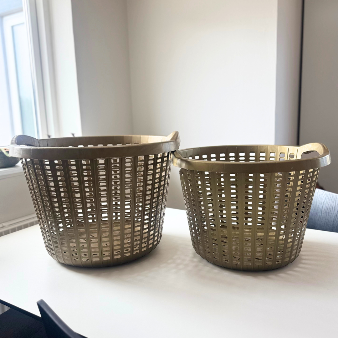 Opbevaringskurv - Guld 35 liter