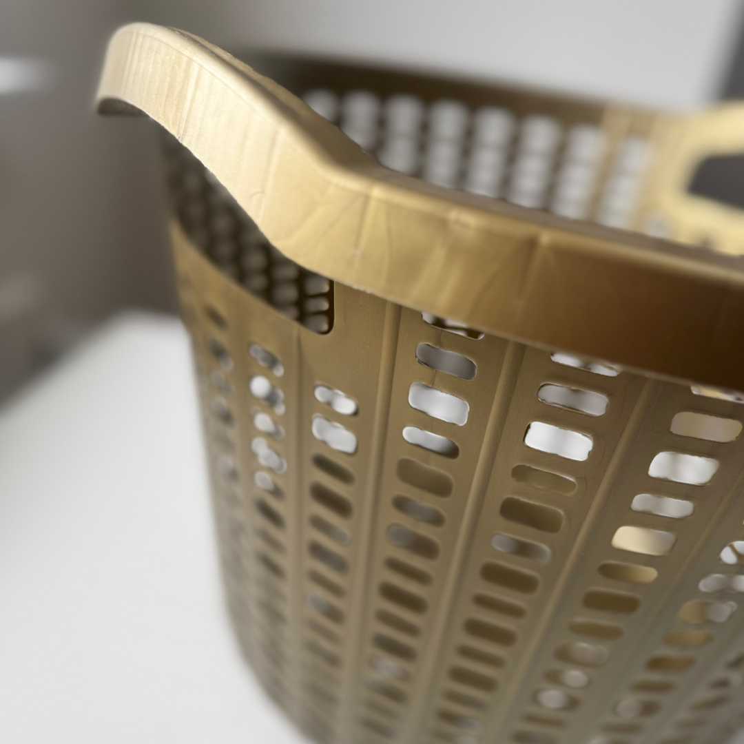 Opbevaringskurv - Guld 35 liter