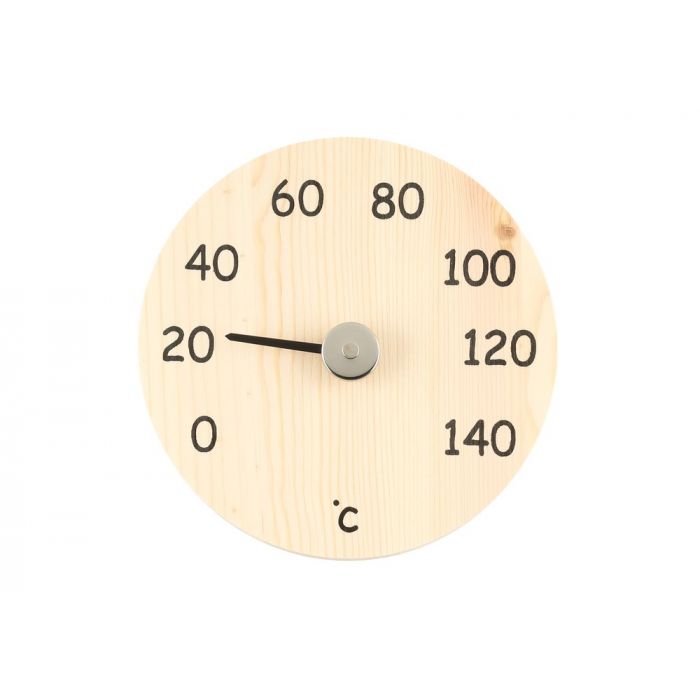 Sauna termometer rundt - fås i 3 forskellige farver