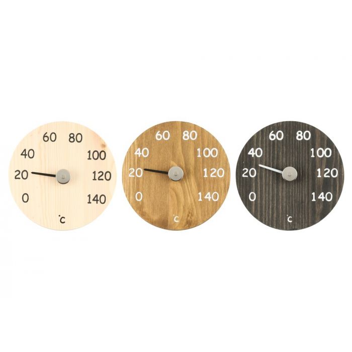 Sauna termometer rundt - fås i 3 forskellige farver