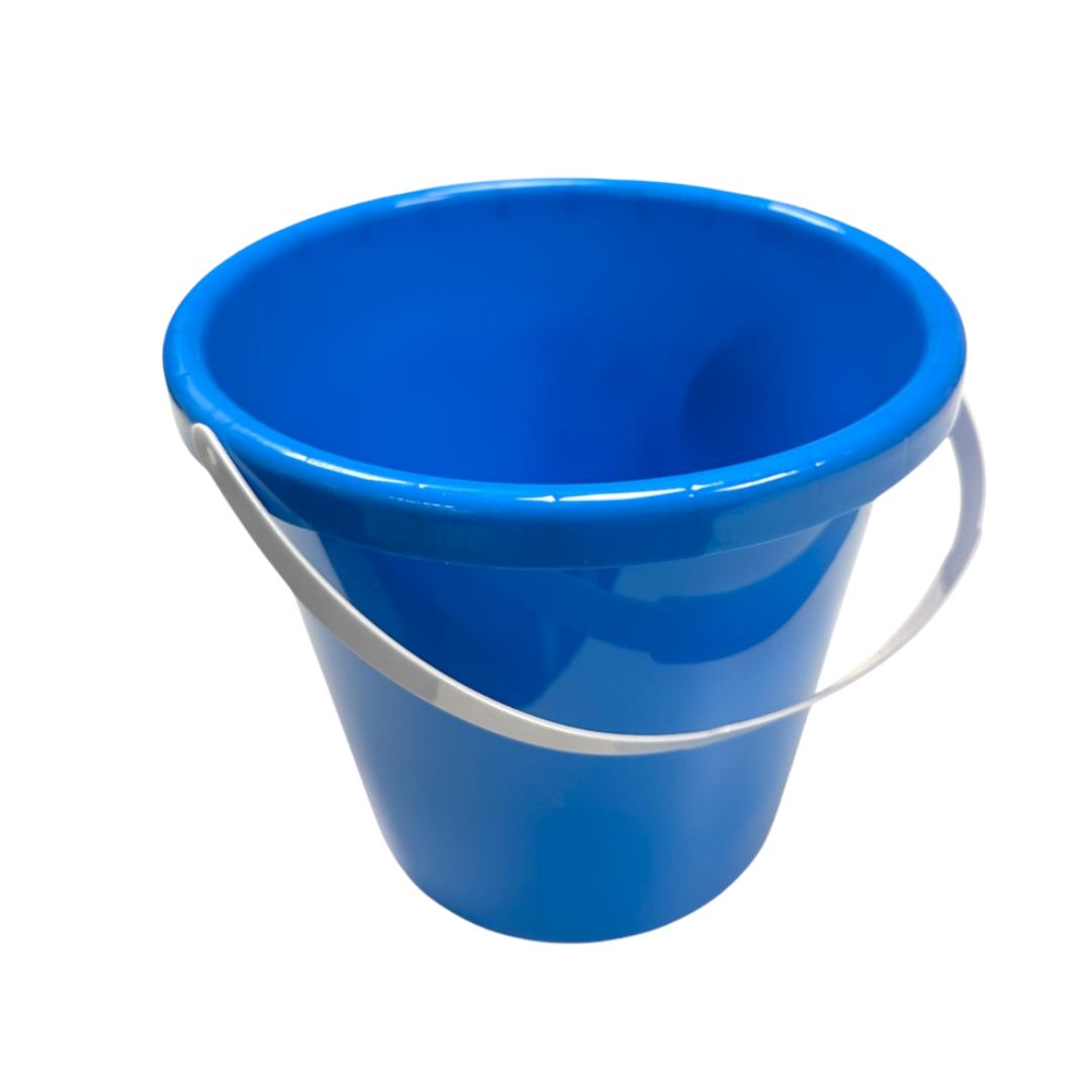 Blå spand 21 cm.