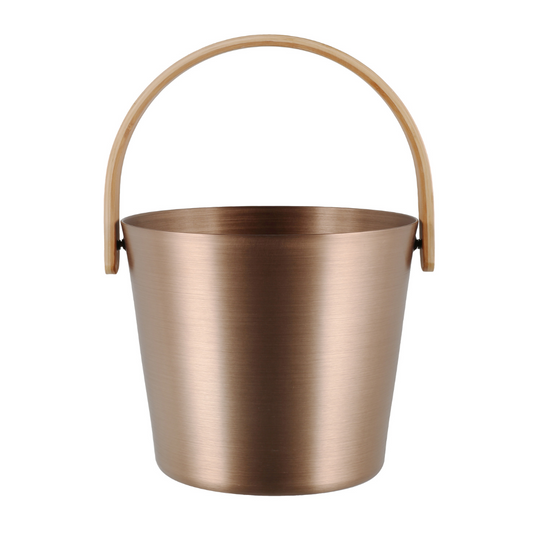 Saunaspand champagne m. bambus - aluminium