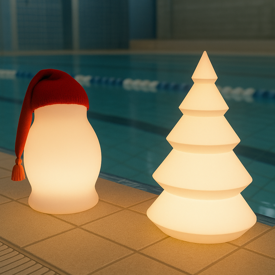 Snemand og juletræ - sæt