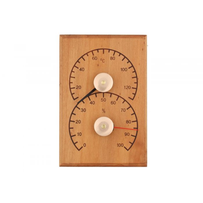 Sauna termometer og hygrometer i et