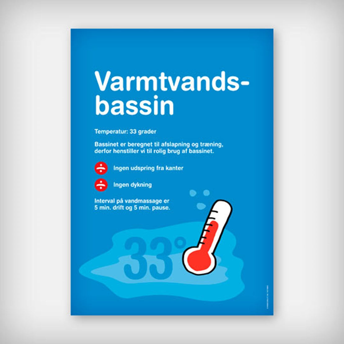 Skilt med "varmtvandsbassin"